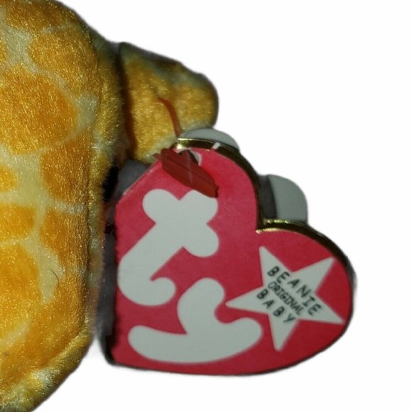 Ty Beanie Baby Twigs the Giraffe rare/retired PVC Pellets 1995 See Description - Picture 2 of 5